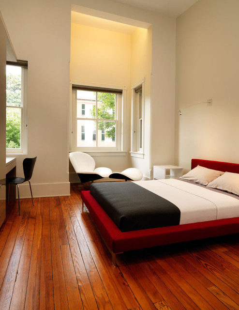 Современный дизайн спальной в элегантном стиле
